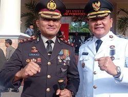 Kapolres Pagar Alam AKBP Erwin Aras Genda, SH, Sik, MT Hadiri Upacara Hari Jadi Kota Pagar Alam Yang Ke- 23 Tahun