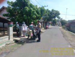 Bripka Yuyun Yuwana melaksanakan sambang/silatrahmi Kamtibmas dan dumas keliling dalam rangka BEYOND TRUST PRESISI di wilayah Kec. Tanjungmedar