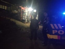 Anggota Unit Samapta Polsek Sukasari Rutin Laksanakan Patroli KRYD Blue Light / Malam hari di Wilayah Kecamatan Sukasari Kabupaten Sumedang