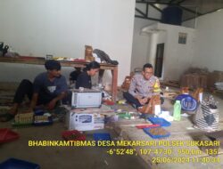 Polsek sukasari melaksanakan sambang untuk menjalin silaturahmi