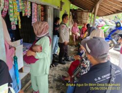 Bripka Agus Sukmana melaksanakan sambang/silatrahmi kamtibmas ke warga masyarakat