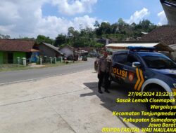 Untuk mencegah terjadinya C3 (Curas,Curat, dan Curanmor) Polsek Tanjungmedar Polres Sumedang Polda Jabar melaksanakan KRYD siang hari