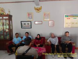 Kapolsek Tanjungmedar IPTU GUNGUN WG melaksanakan Kegiatan Jumat Curhat