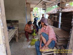 Bripka Agus Sukmana melaksanakan sambang/silatrahmi kamtibmas ke warga masyarakat