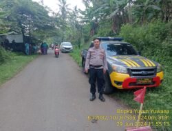 antisipasi terjadinya C3 (Curas,Curat, dan Curanmor) Polsek Tanjungmedar Polres Sumedang Polda Jabar melaksanakan KRYD siang hari