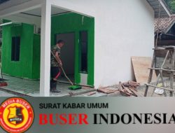 Pengecatan  Finishing RTLH Milik Bapak Budi Warsito Di Pastikan Rampung Sebelum Waktunya 