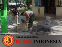 Target Sasaran TMMD Memasuk Tahap Finishing, Pemasangan keramik Dan Pembersihan MCK