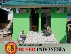 Renovasi Mushola Baiturrahman oleh Satgas TMMD Kodim 0404/Muara Enim Selesai Dilaksanakan