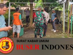 Jaga Kebersihan Lingkungan, Babinsa Bersama Warga Gotong Royong Laksanakan Kerja Bakti
