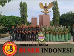 Peringati HUT KE-57, Yonarmed 15/Cailendra Ziarah Ke TMP Jurai Komering Sakti