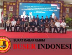 Pj Bupati Muara Enim Lantik 9 Pejabat Eselon II, Ini Nama-namany