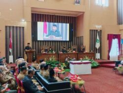 Sekda H.Ambo Sakka ikuti Rapat Paripurna DPRD Tanbu LPJ APBD 2023 Resmi Disetujui.