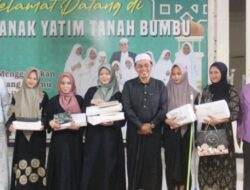 Bupati Tanah Bumbu Zairullah Berikan Hadiah Untuk istana Anak Yatim Berprestasi