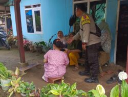 Bripka Agus Sukmana melaksanakan sambang/silatrahmi kamtibmas ke warga masyarakat