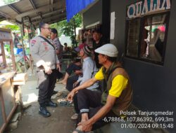Aipda Tata Sasmita bersama Bripka Agus Sukmana melaksanakan sambang/silatrahmi Kamtibmas dan dumas keliling dalam rangka BEYOND TRUST PRESISI