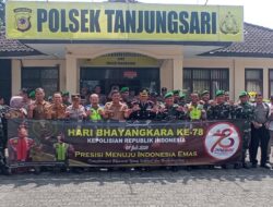 Kejutann di Hari Bhayangkara ke 78 dari Babinsa Koramil 1004 Tanjungsari
