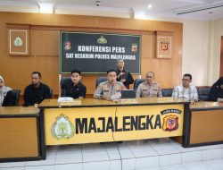 Kapolres Majalengka Gelar Konferensi Pers Tindak Pidana Persetubuhan dan Pencabulan Anak di Bawah Umur