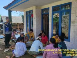 Bhbinmkamtibmas Polsek Tanjungmedar laksanakan sambang/silatrahmi kamtibmas