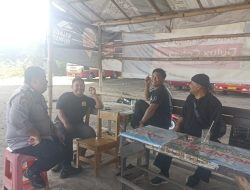Silaturahmi Bhabinkamtibmas Polsek Tomo kepada warga binaan.