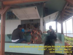 Polsek sukasari melaksanakan sambang untuk menjalin silaturahmi