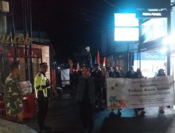 Polsek Sumedang Utara Laksanakan Pengamanan Pawai Obor dalam Rangka menyambut Tahun Baru Islam 1 Muharam 2024 Kel.Talun