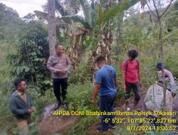 Polsek sukasari melaksanakan sambang untuk menjalin silaturahmi