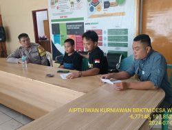 Aiptu Iwan Kurniawan sambangi desa binaan serta dumas keliling dalam rangka BEYOND TRUST PRESISI di wilayah Kec. Tanjungmedar