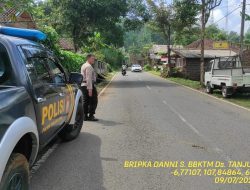 upaya Untuk mencegah terjadinya C3 (Curas,Curat, dan Curanmor) Polsek Tanjungmedar Polres Sumedang Polda Jabar melaksanakan KRYD siang hari