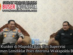 Kunker di Mapolda Bali, Tim Supervisi Sespimmen Lemdiklat Polri diterima Wakapolda Bali