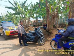 antisipasi terjadinya C3 (Curas,Curat, dan Curanmor) Polsek Tanjungmedar Polres Sumedang Polda Jabar melaksanakan KRYD siang hari