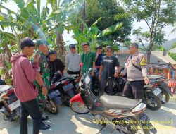 Untuk menjaga Sinergitas TNI/POLRI Bhabinkamtibmas bersama Babinsa melaksnakan sambang/silaturahmi Kamtibmas ke warga masyarakat.