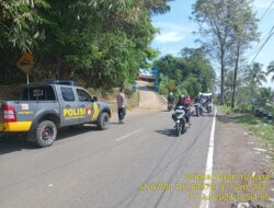 antisipasi terjadinya C3 (Curas,Curat, dan Curanmor) Polsek Tanjungmedar Polres Sumedang Polda Jabar melaksanakan KRYD siang hari