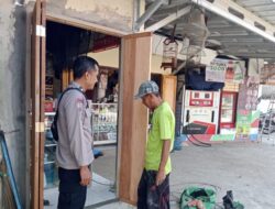 Bhabinkamtibmas Desa Sukamantri Sambangi Warga Desa Binaanya