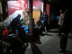 Patroli malam,Polsek Tanjungkerta Polres Sumedang Polda jabar terus berusaha wujudkan situasi yang aman dan kondusif