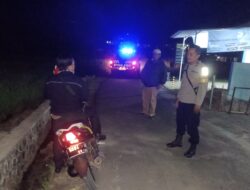 Patroli malam,Polsek Tanjungkerta Polres Sumedang Polda jabar terus berusaha wujudkan situasi yang aman dan kondusif