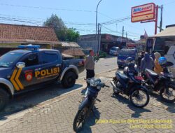 antisipasi terjadinya C3 (Curas,Curat, dan Curanmor) Polsek Tanjungmedar Polres Sumedang Polda Jabar melaksanakan KRYD siang hari