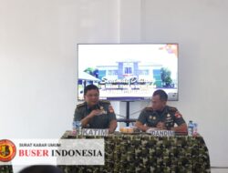 Kodim 0720/Rembang Terima Kunjungan Kerja Team Wasrik Itdam IV/Diponegoro
