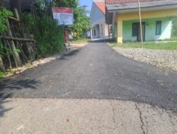 Pekerjaan HotMix Jalan, Di Desa Sutawangi Diduga Mark-up Anggaran