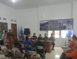 Sinergitas TNI dan POLRI Monitoring kegiatan Lokakarya Desa Jatihurip Kec. Sumedang Utara Kab.Sumedang