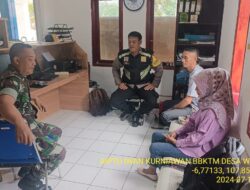 Untuk menjaga Sinergitas TNI/POLRI Bhabinkamtibmas bersama Babinsa melaksnakan sambang kepada warga masyarakat.