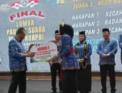 Badan Pendapatan Daerah Kabupaten Purwakarta Juara 1 Lomba Paduan Suara Mars Korpri