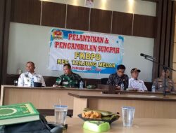 Kegiatan Kapolsek Tanjungmedar Iptu Gungun Wagiman menghadiri pelantikan Ketua Forum Komunikasi Badan Permusyawaratan Desa (FKBPD) di Kecamatan Tanjungmedar