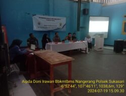 Polsek sukasari melaksanakan sambang untuk menjalin silaturahmi