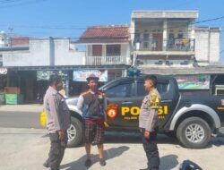 Polsek Tanjungkerta mengantisipasi keamanan demi masyarakat,Anggota Polsek Tanjungkerta Polres Sumedang Polda Jabar Laksanakan patroli di siang hari