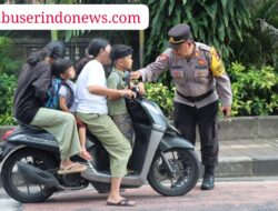 Operasi Patuh Agung 2024 Polresta Denpasar Di Simpang Pemecutan, Puluhan Pengendara Diberikan Teguran