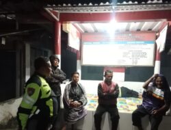 Patroli malam,Polsek Tanjungkerta Polres Sumedang Polda jabar terus berusaha wujudkan situasi yang aman dan kondusif
