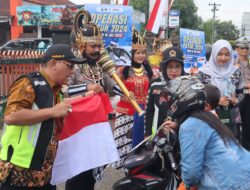 Gunakan Wayang Orang, Cara Unik Satlantas Polres Purbalingga Sosialisasi Tertib Lalu Lintas