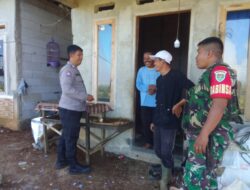 Bhabinkamtibmas Desa Genteng Melaksanakan Giat Sambang Dan Silaturahmi Kepada Warga masyarakat.