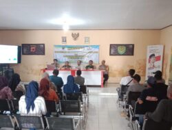 Sinergitas TNI POLRI Monitoring rapat musdes penyusunan rencana Kinerja pembangunan Desa (RKPDes)Tingkat Desa Mulyasari Tahun Anggaran 2025