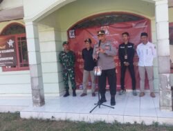 Kapolsek Tanjungmedar Hadiri Apel Kesiapsiagaan Penyelenggara Pemilihan Gubernur dan Wakil Gubernur serta Bupati dan Wakil Bupati Sumedang Tahun 2024